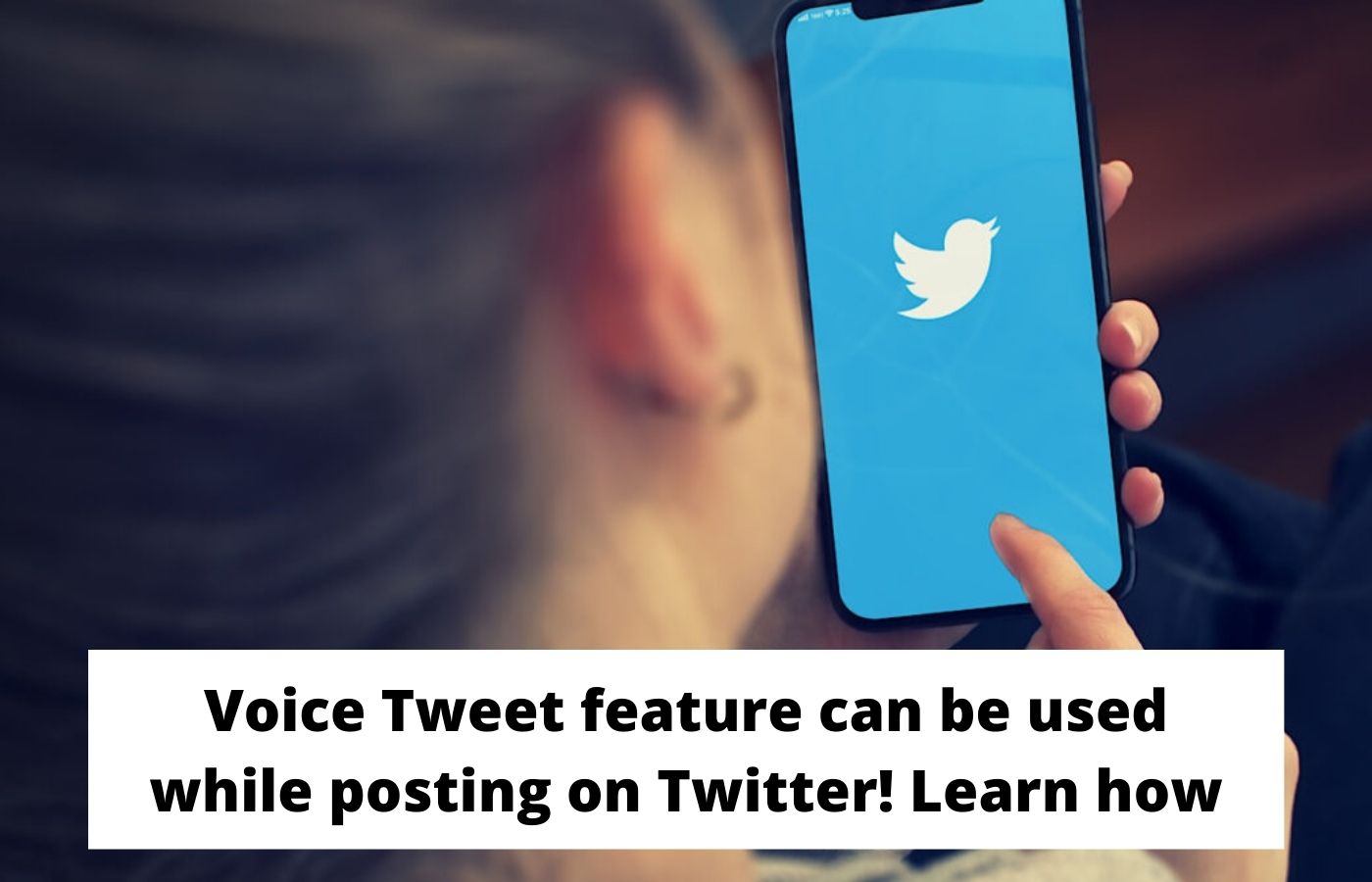 Voice Tweet feature can be used while posting on Twitter