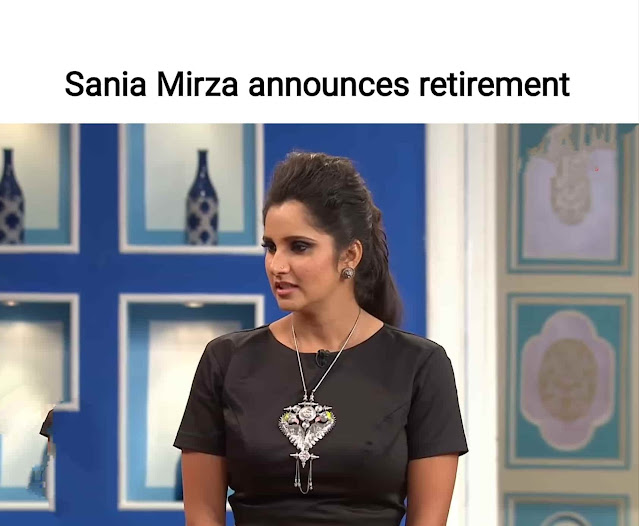 Sania Mirza announces retirement